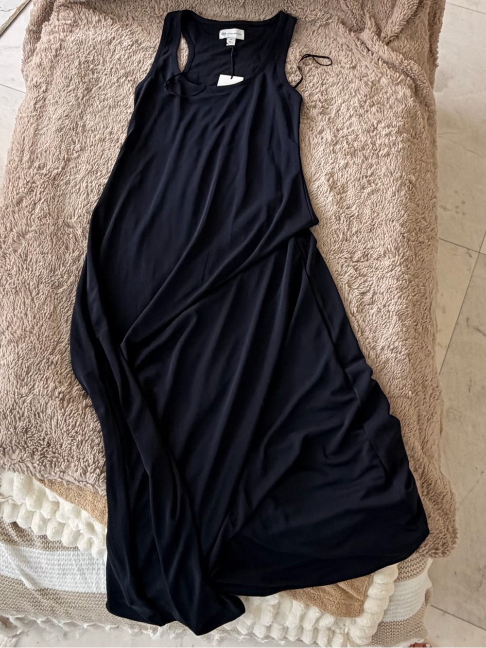 Victoria Beckham Sleeveless Black Maxi Dress
